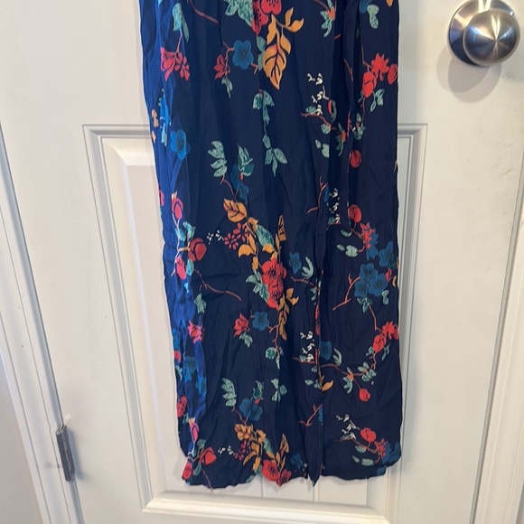 Sea New York Mari Wrap Dress Navy Floral Maxi Wrap Dress Size 0 - Picture 4 of 13